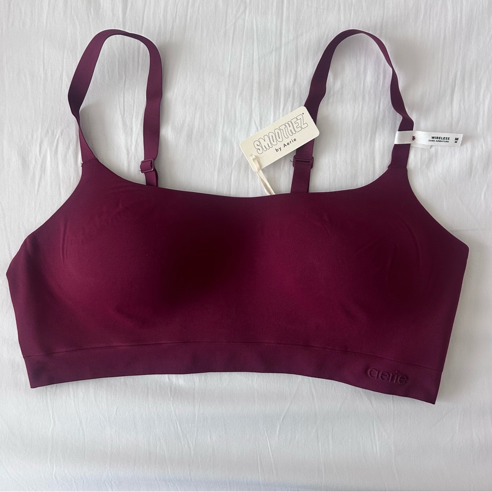 🚨NWT🚨 Aerie SMOOTHEZ Seamless Bra-ish Wireless Bralette - Picture 2 of 4
